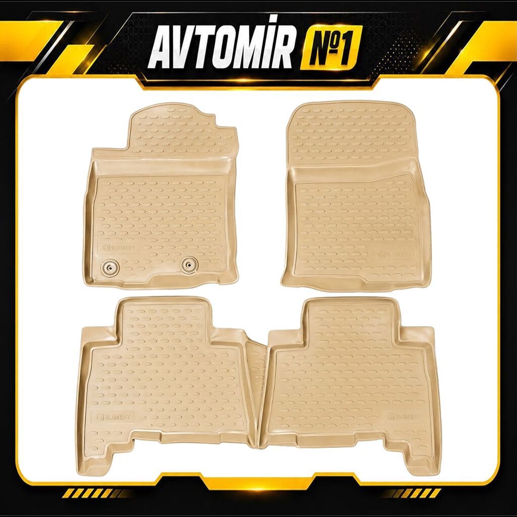 Toyota Land Cruiser Prado LC150 2009-2021 üçün salon rezin ayaqaltı — Avto, Bakı