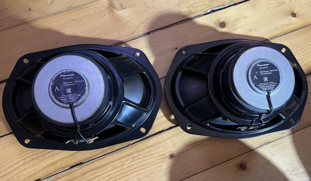 Pioneer TS-A6971S avtomobil dinamikləri, cüt şəkildə. Oval formalı 6x9 — Elektronika, Masazır (2)