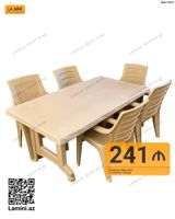 Bağ üçün masa dəsti. Şəkillərdə 2 fərqli bağ mebel dəsti təqdim — Furniture