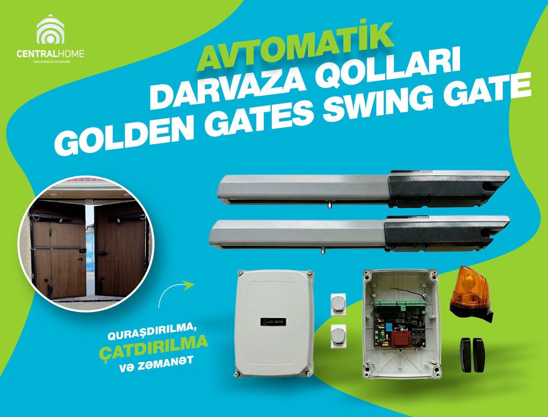 Avtomatik darvaza qolları Golden Gates Swing Gate — Təmir və inşaat, Bakı