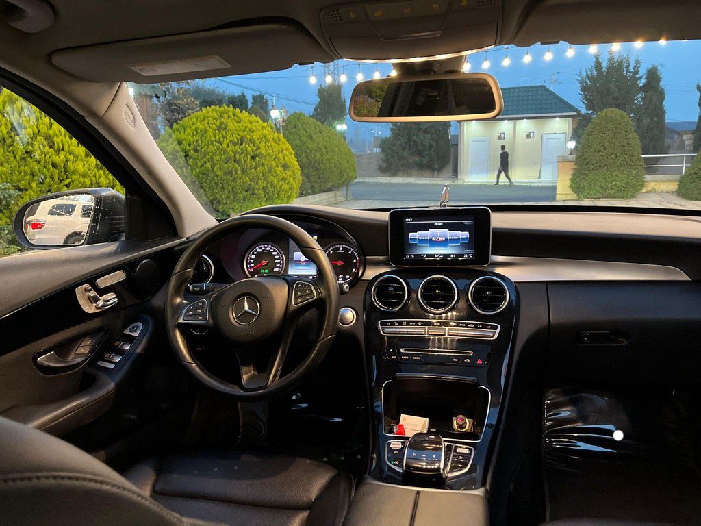 Mercedes C 180, 1.6 L, 2016 il, 130 000 km — Avtomobillər, Şəki (5)