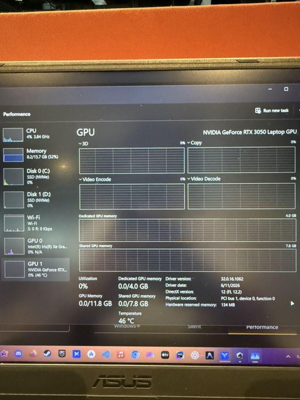 ASUS TUF Dash F15 oyun noutbuku ASUS-un TUF seriyasına aid güclü və — Asus, Bakı (6)