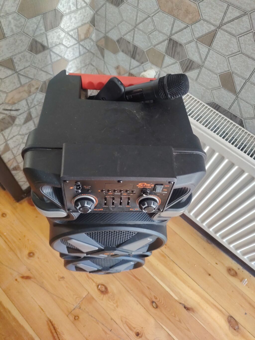 Səs gücləndirici/karaoke kolonka – Sing-e ZQS12205 - İnteqrə olunmuş — Elektronika, Bakı (3)