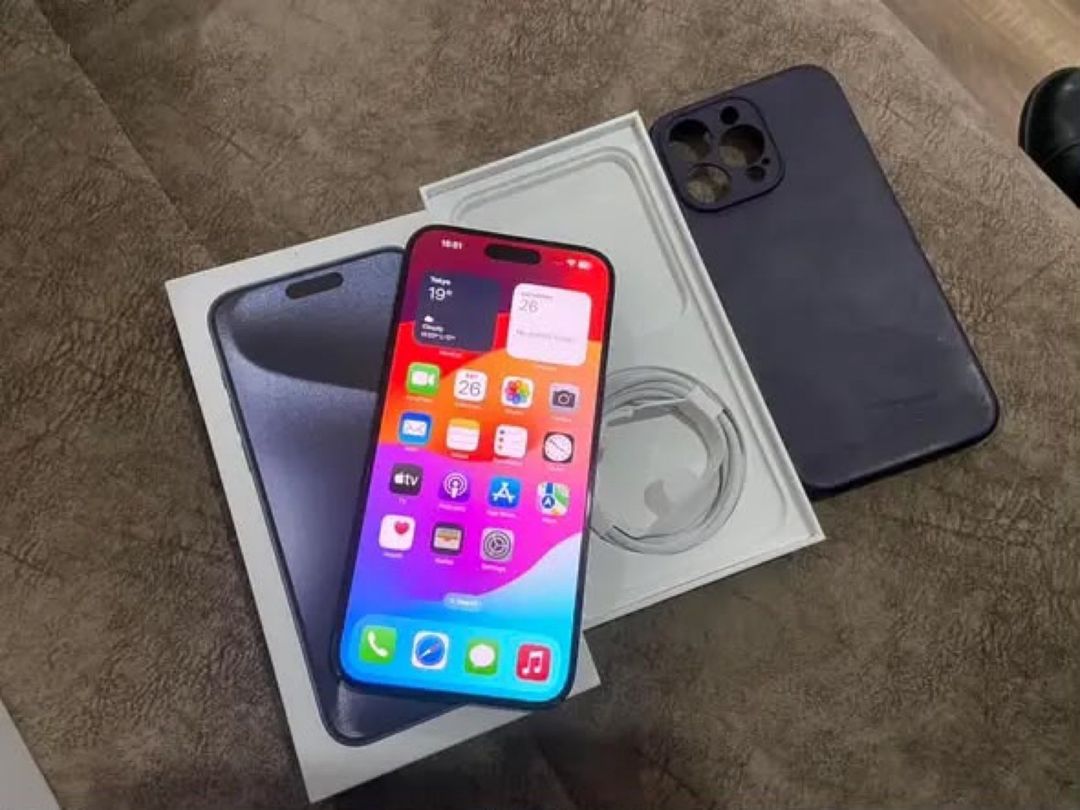 Apple iPhone 15 Pro Max Blue Titanium 256GB/8GB — Smartfonlar, Bakı (3)