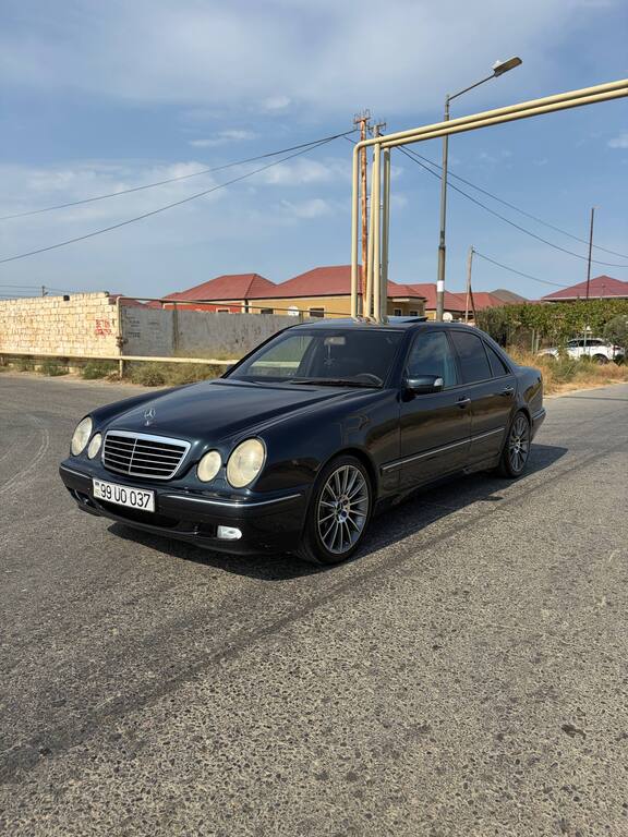 Mercedes E 320, 3.2 L, 1999 il, 419 000 km — Avtomobillər, Bakı (3)