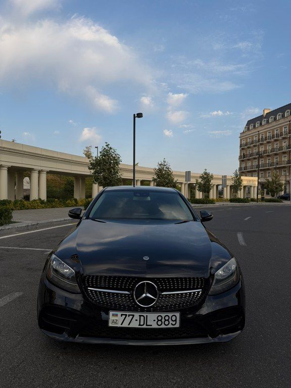 Mercedes C 300, 2.0 L, 2016 il, 88 150 km — Avtomobillər, Bakı (6)