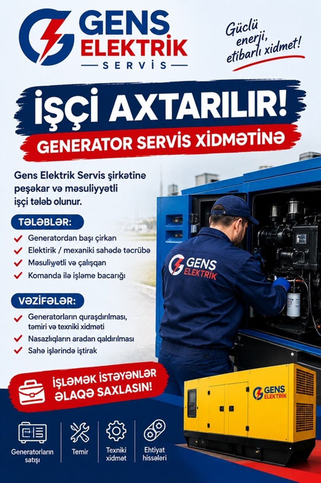 Elektrik tələb olunur, 1-2 illik təcrübə, 6/1, Aylıq ödəniş — İş, Bakı (2)