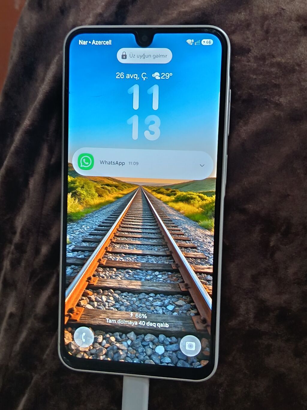 Samsung Galaxy A26 5G, 128 GB, rəng - Ağ, Barmaq izi — Samsung, Bakı (2)