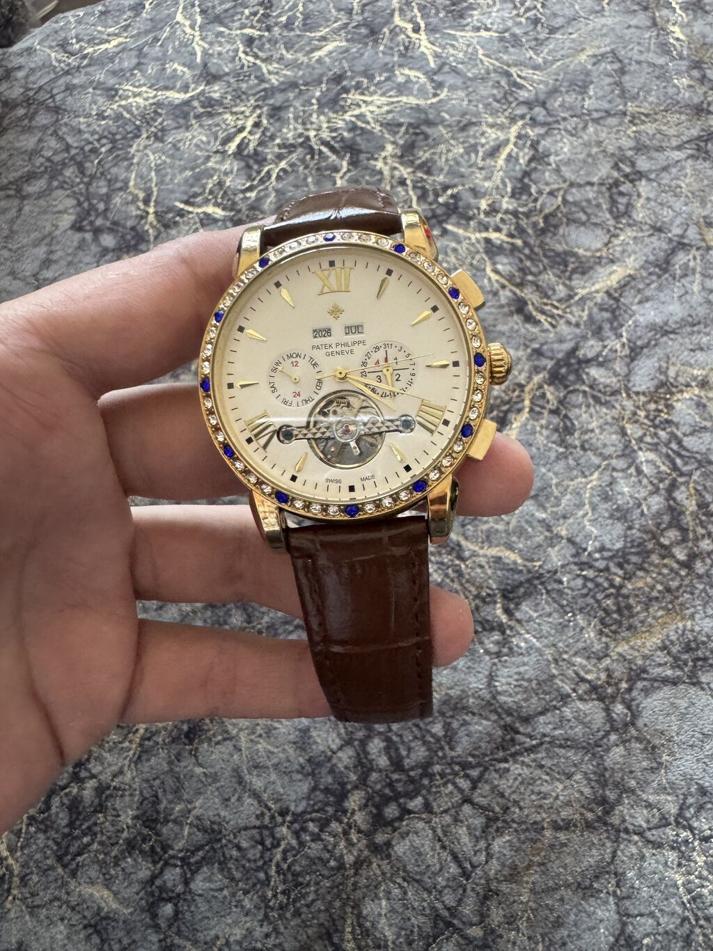 Yeni, Qol saatı, Patek Phillipe, rəng - Qızılı — Qol saatları, Masazır