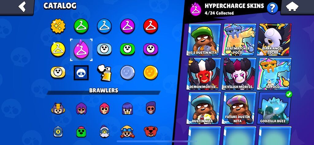Brawl Stars hesabı. Hesabın görüntülərdə görünən əsas göstəriciləri — İş, Bakı (9)