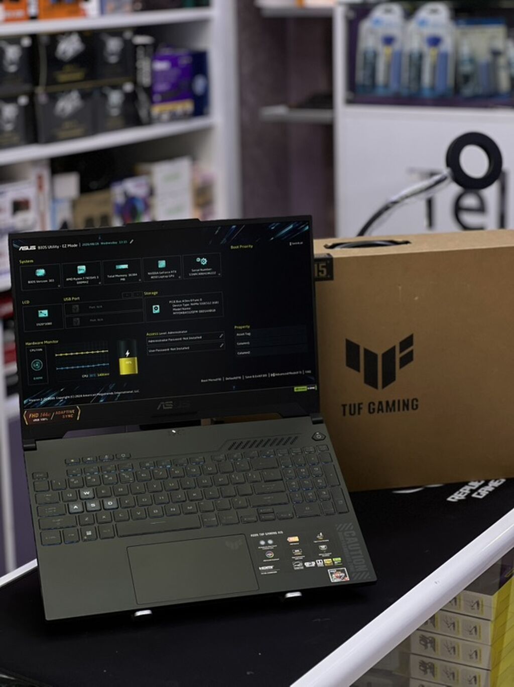 Yeni ASUS TUF Gaming, 15.6 ", AMD Ryzen 7, 512 GB, Ünvandan götürmə, Ödənişli çatdırılma, Rayonlara çatdırılma — Asus, Bakı