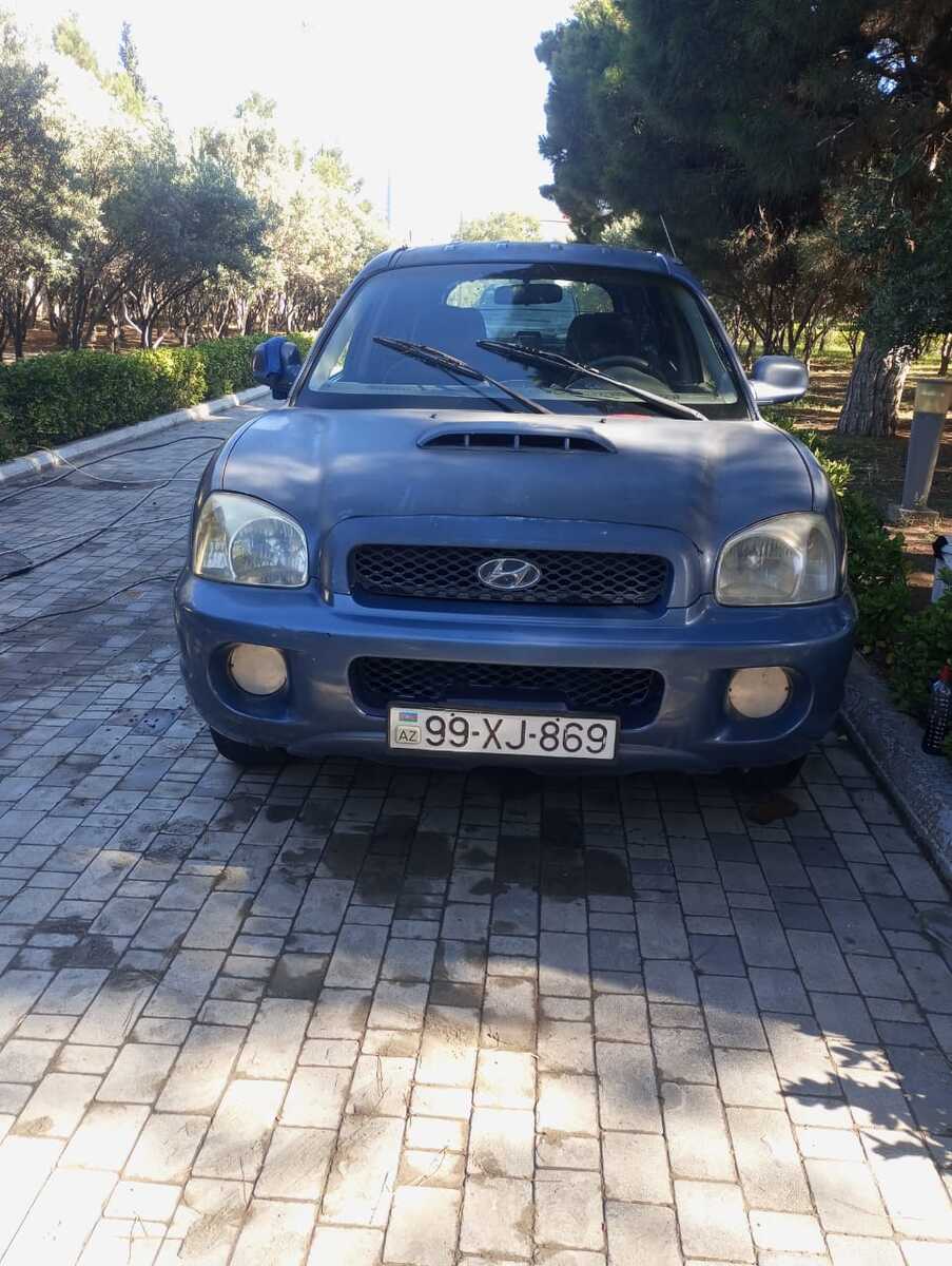 Hyundai Santa Fe, 2002 il — Avtomobillər, Bakı (4)