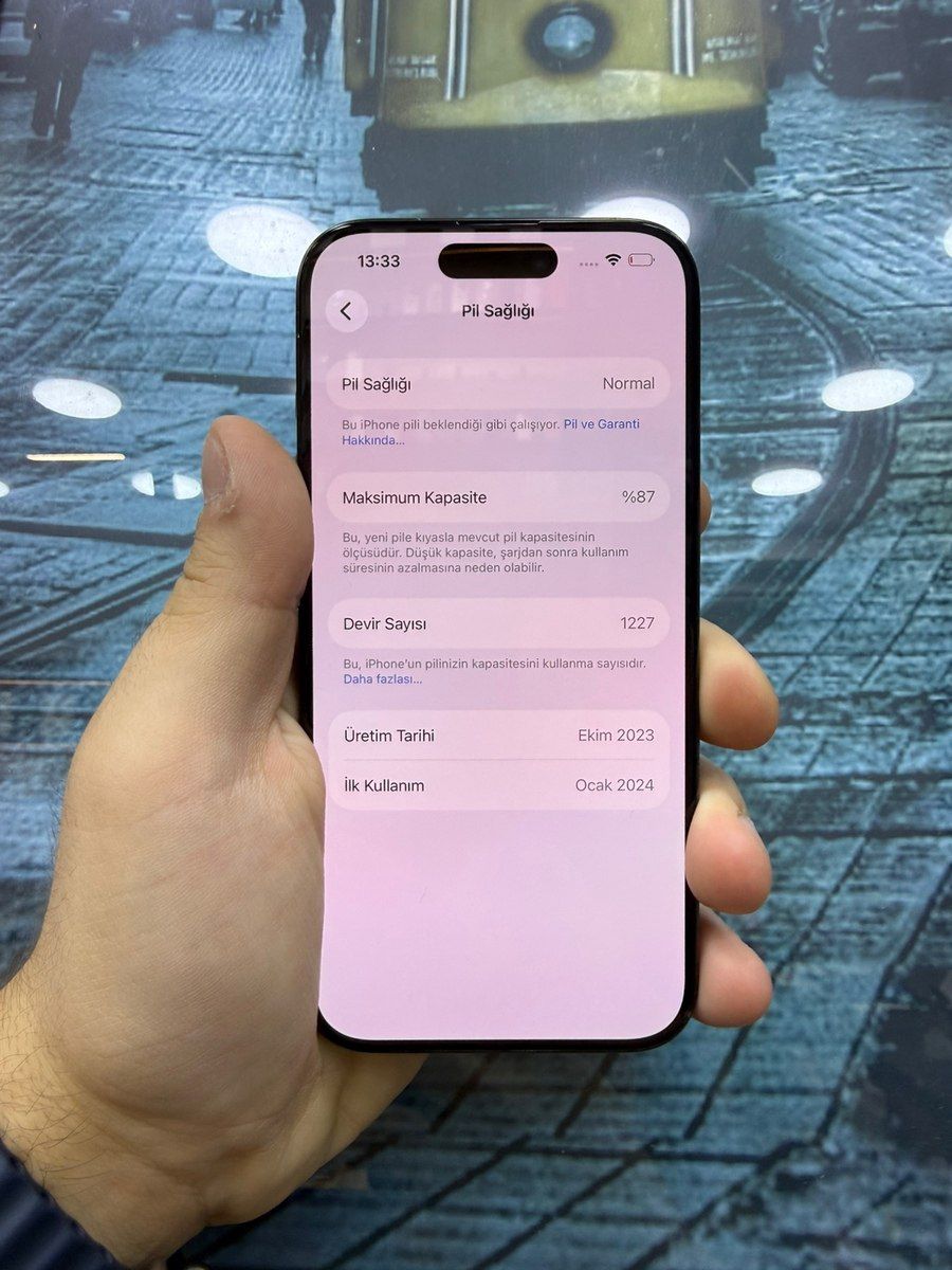 Apple iPhone 15 Pro Blue Titanium 256GB/8GB — Smartfonlar, Bakı (3)