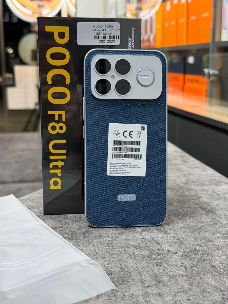 Xiaomi Poco F8 Ultra Denim Blue 512GB/16GB — Smartfonlar, Bakı (3)