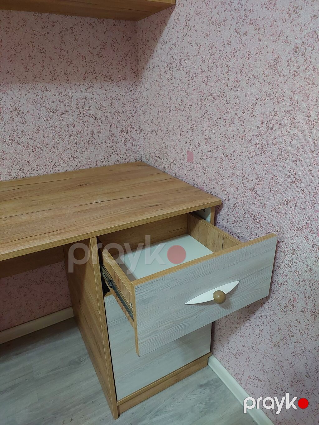 Yazı masası və divar rəfi dəsti. 📌Təcili Satılır Mebelin heç bir — Mebel, Bakı (4)