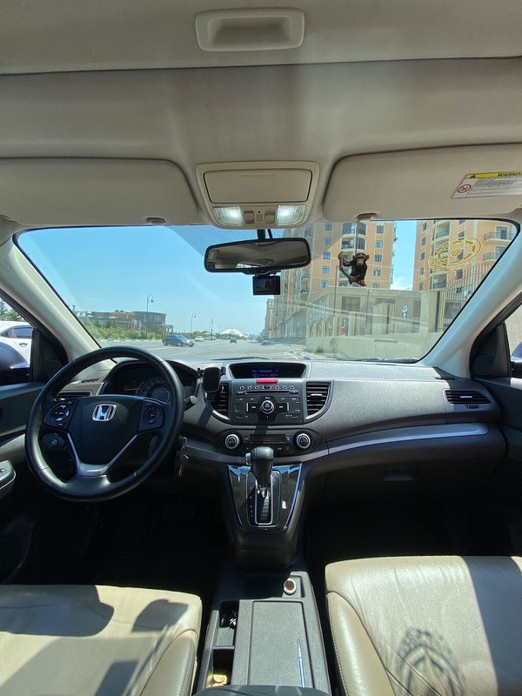 Honda CR-V krossover, qara rəngdə, geniş və rahat salonlu modeldir — Avto, Sumqayıt (5)