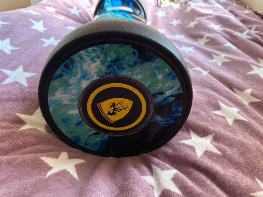 İki təkərli smart balans skuter (hoverboard). Mavi-alov naxışlı — Mallar, Digah (3)
