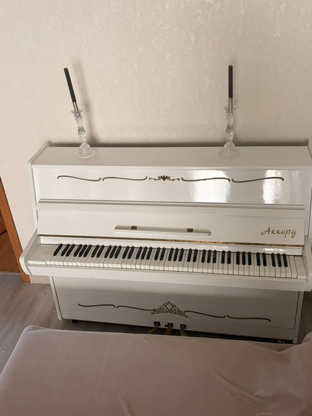 Upright pianino – “Akkord” markası - Korpus: klassik upright — Mallar, Bakı (2)
