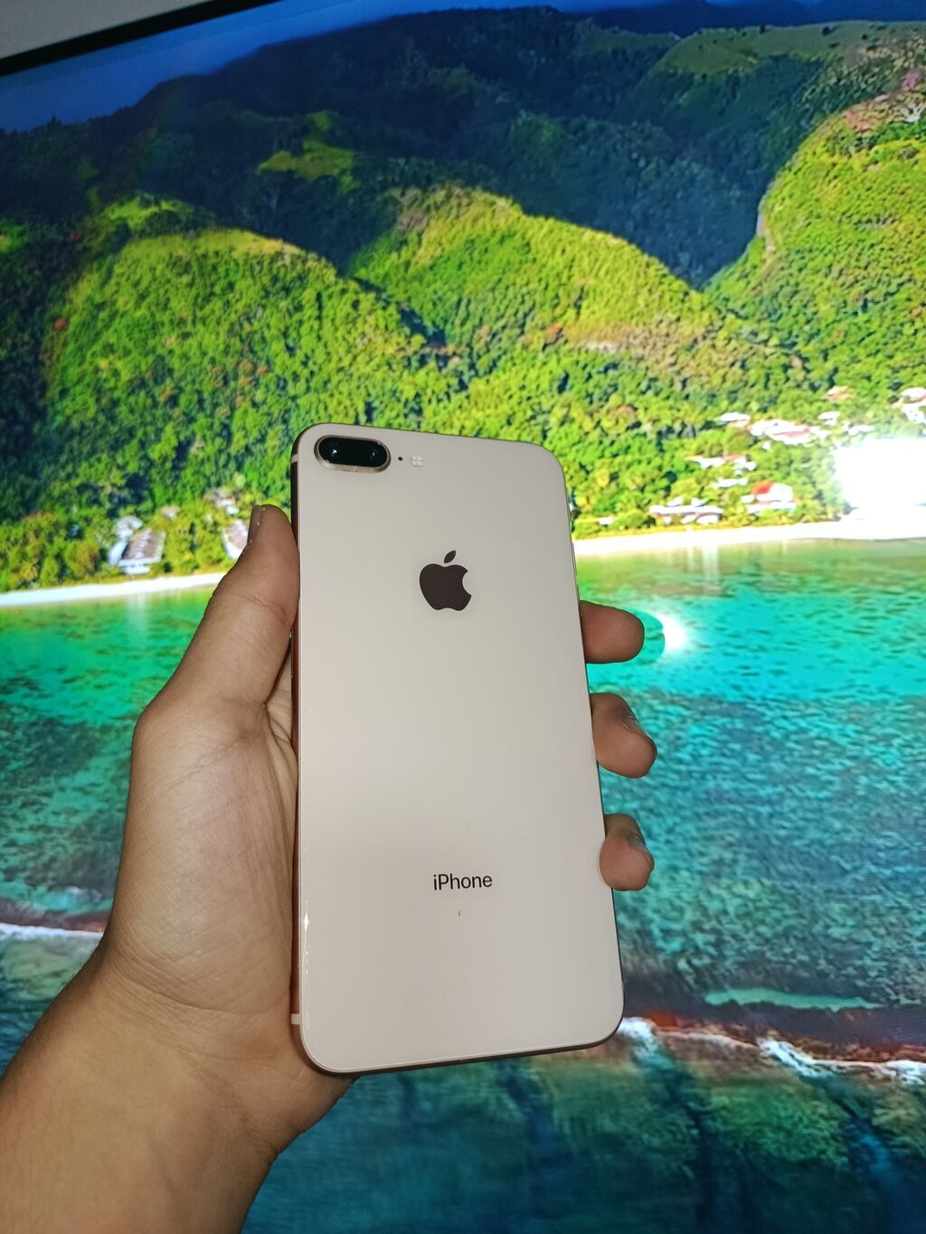 IPhone 8 Plus, Qızılı, Barmaq izi — Apple iPhone, Bakı (4)