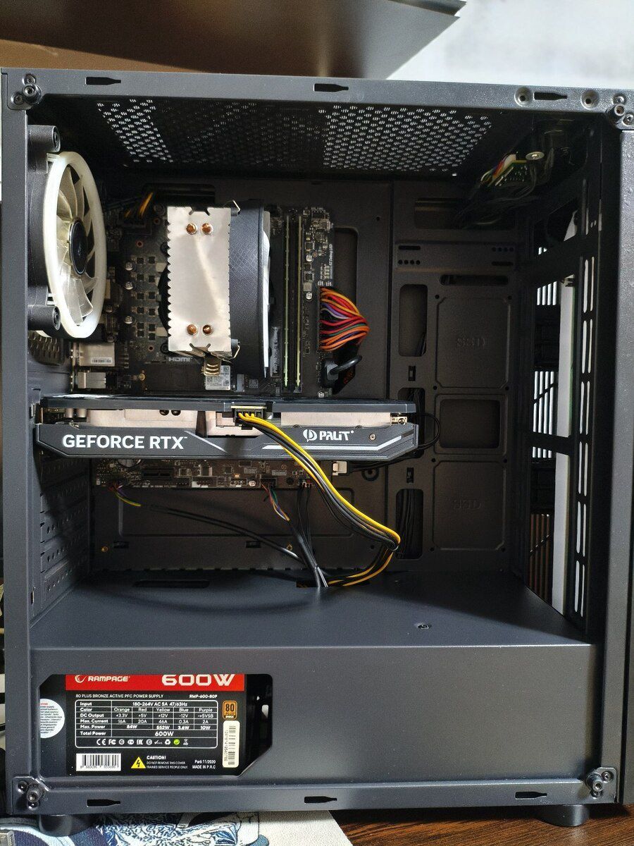 Gaming PC Core i5 12400f, RTX 4060 8GB, RAM 32GB — Masaüstü kompüterlər, Bakı (4)