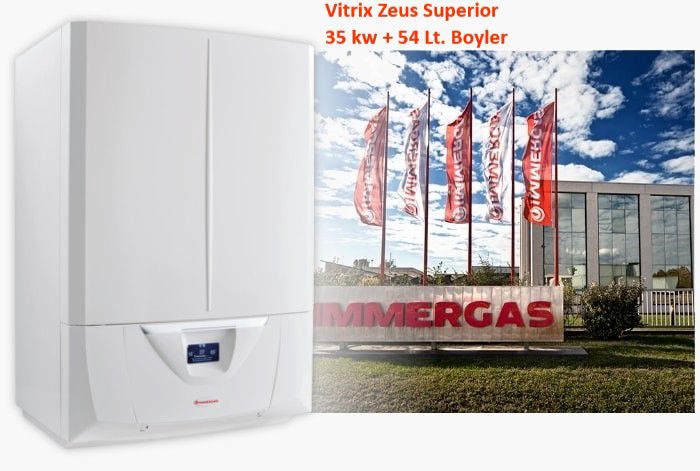 Kombi Yoğuşmalı İmmergas Vitrix Zeus Superior 35 kw — Kombilər, Bakı (4)