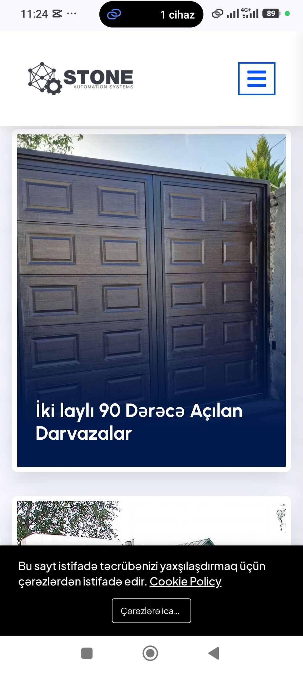Yeni Qaraj darvazası, Seksional, Avtomatik — Mallar, Bakı (9)