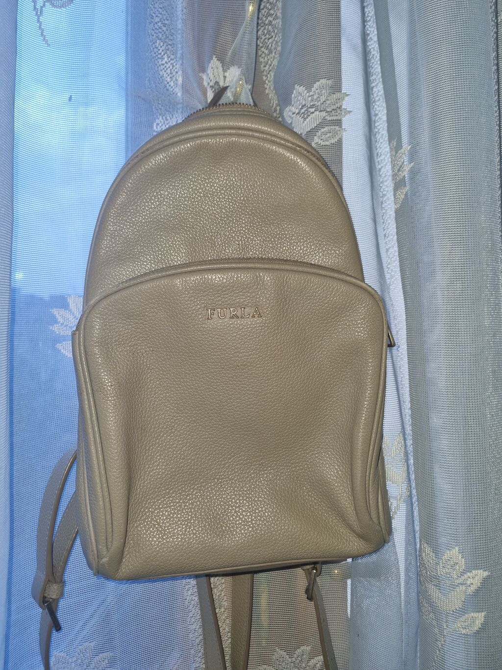 Furla qadın bel-çiyin çantası (ryukzak) - Rəng: boz-bej (taupe) - — Çantalar, Bakı (2)