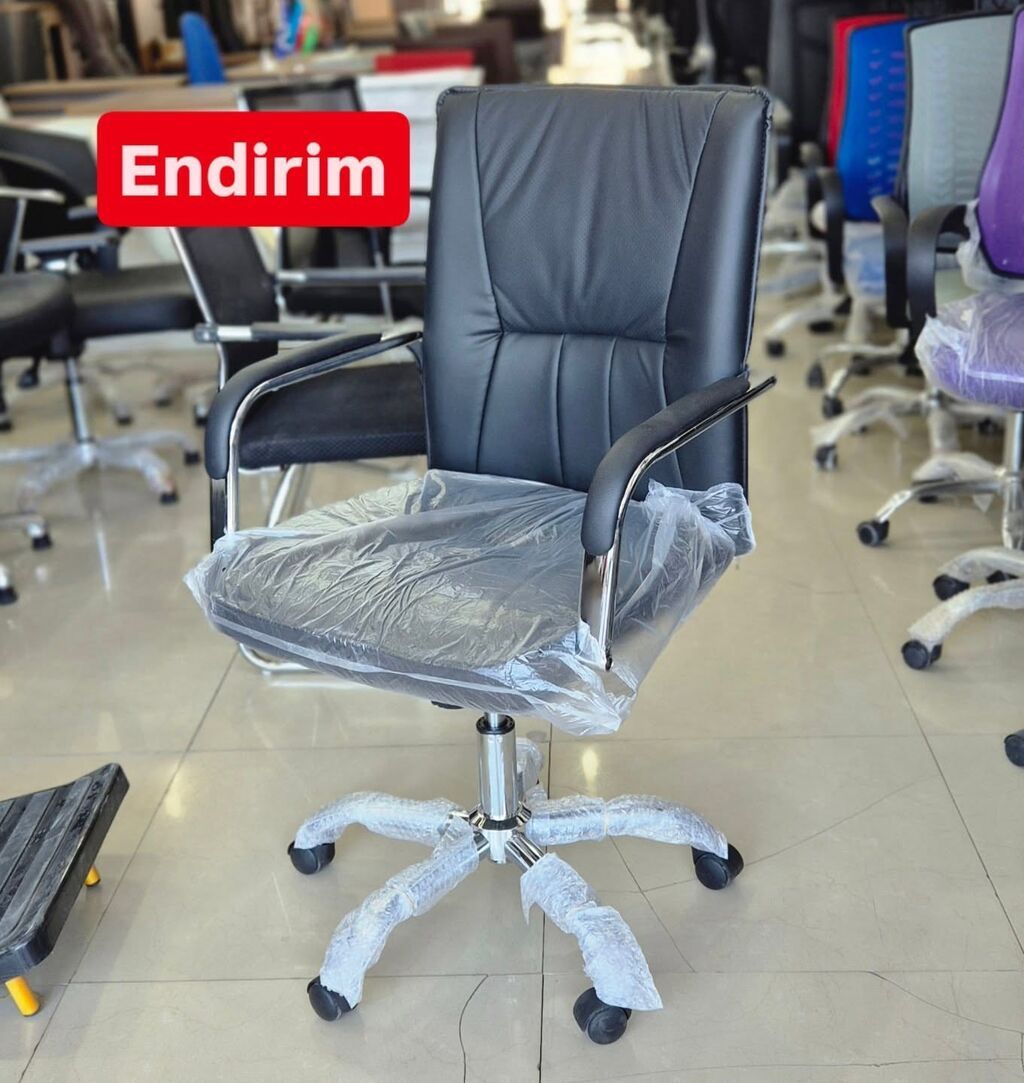 Yeni, Təkərli, Qolları tənzimlənir — Ofis mebeli, Bakı (3)