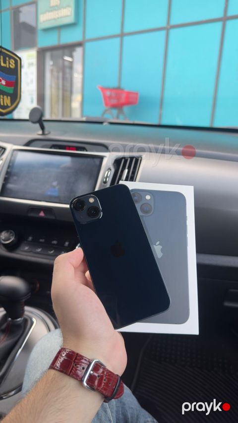 IPhone 13, 128 GB, Midnight, Zəmanət, Simsiz şarj, Face ID