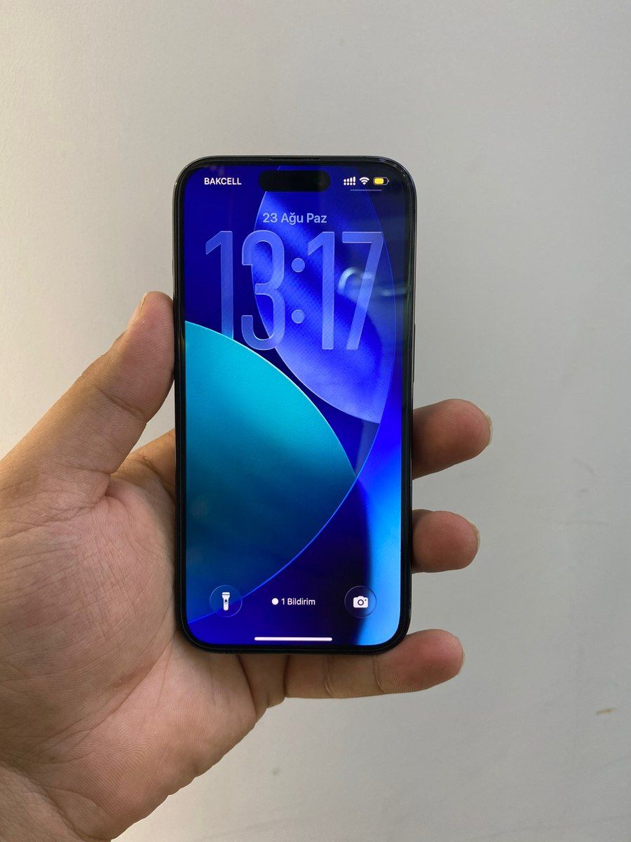 Apple iPhone 15 Pro Blue Titanium 128GB/8GB — Smartfonlar, Bakı (5)
