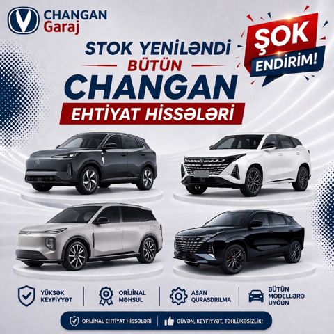 Changan ehtiyat hissələri — Bakı