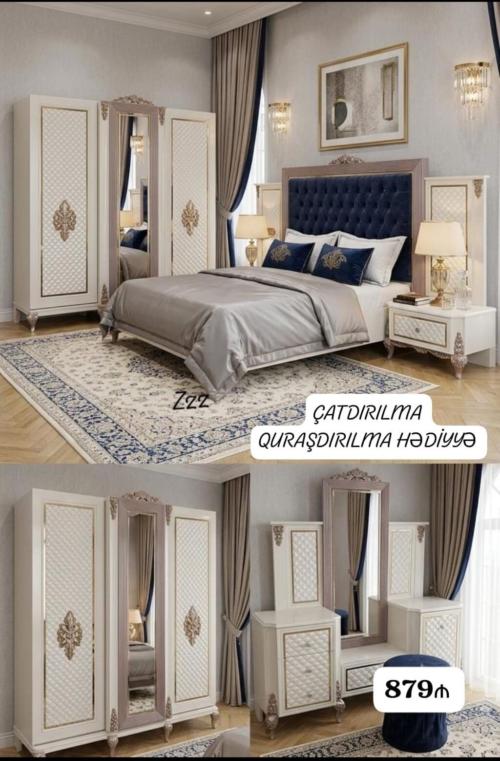 *879₼ Yataq MEBELİ təcili satılır‼️* *ÇATDIRILMA QURAŞDIRILMA — Mebel, Bakı