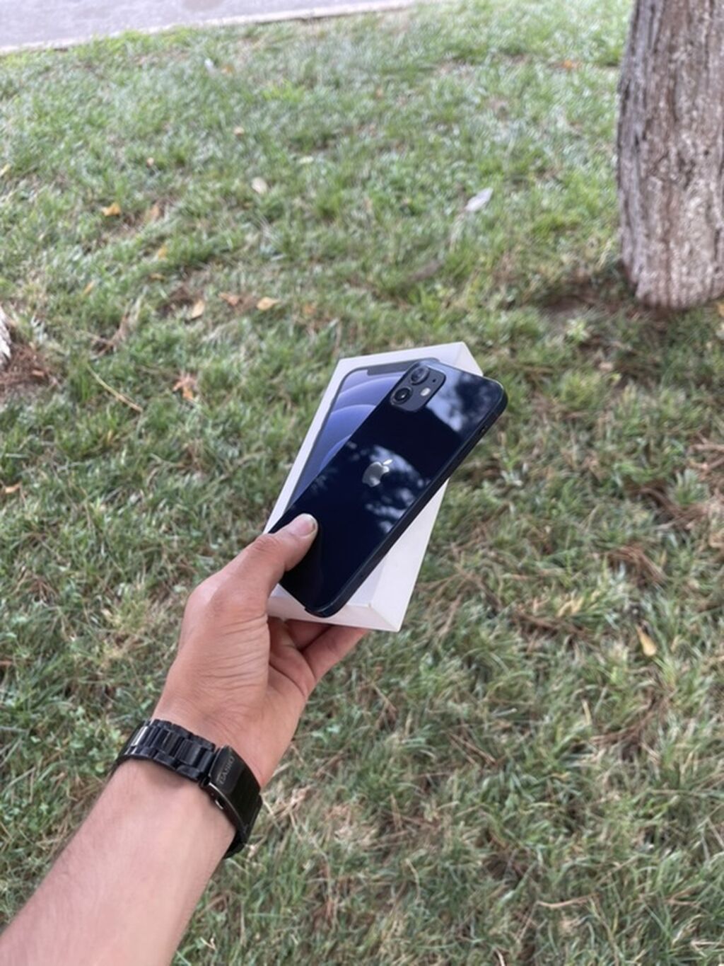 IPhone 12, 128 GB, Qara, Zəmanət, Face ID, Sənədlərlə — Apple iPhone, Bakı (3)