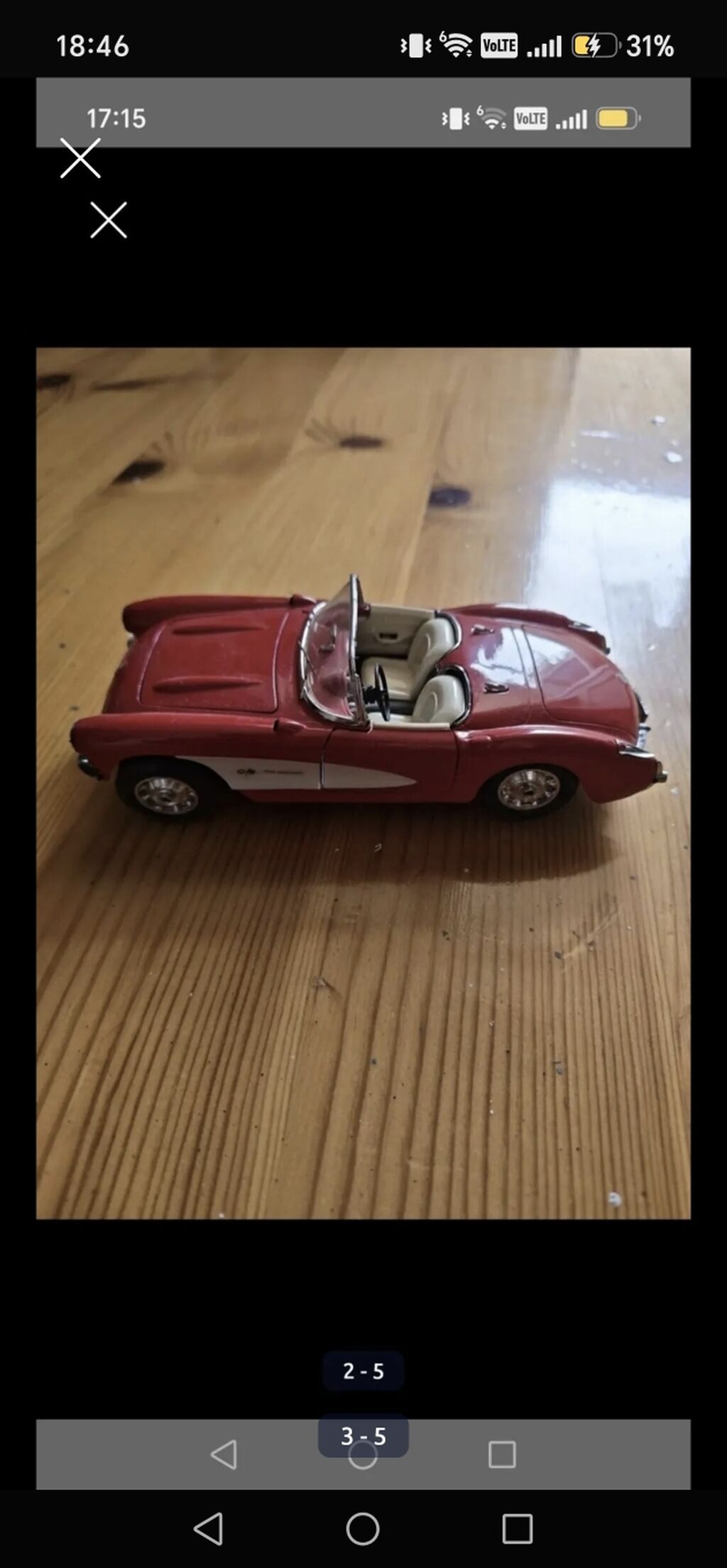 Kolleksiya üçün die-cast model avtomobil - Model: Chevrolet Corvette — Mallar, Bakı (2)