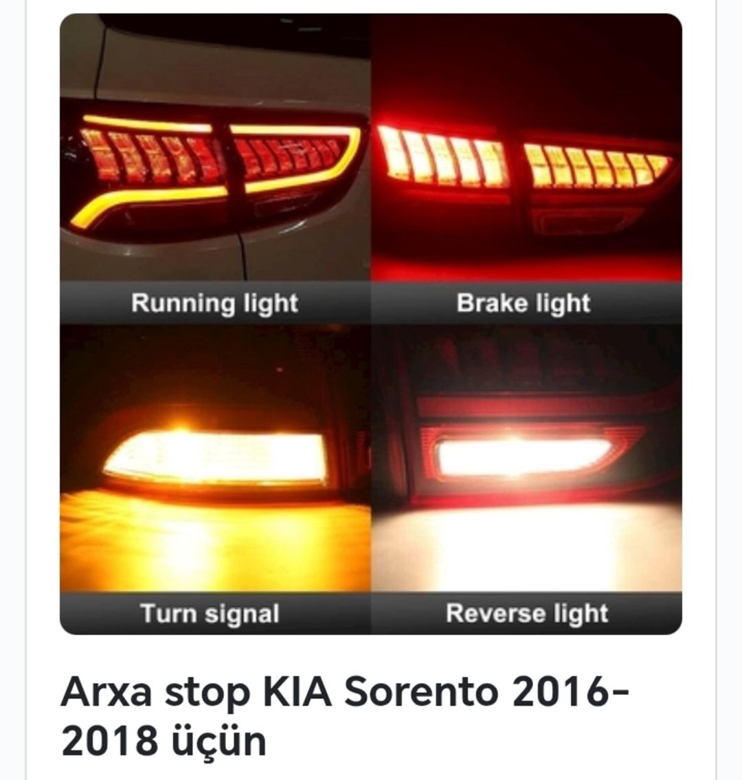 Kia Sorento aksesuarları — Ehtiyat hissələri və aksesuarlar, Bakı (8)