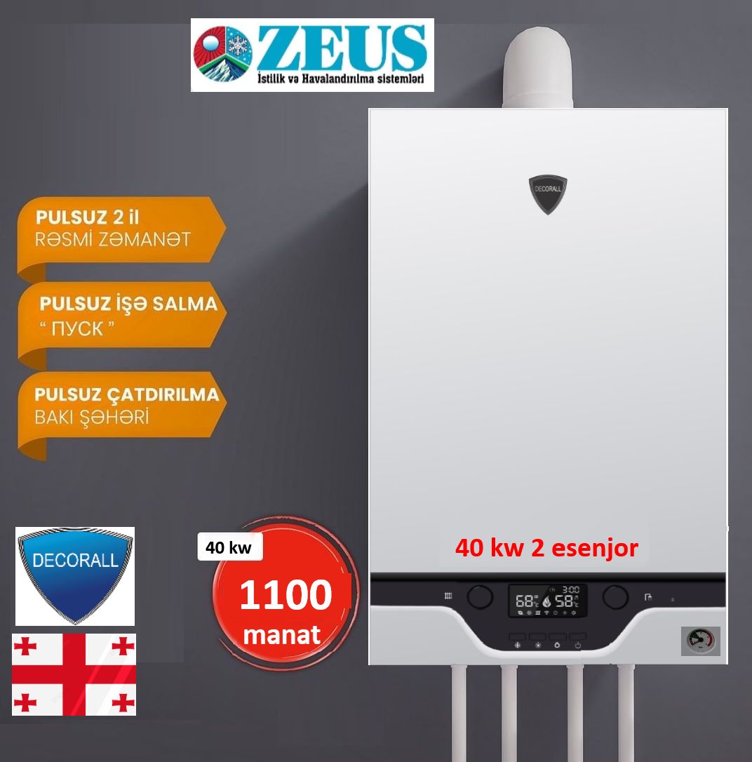 Kombi Decorall 40 kW DE-Hv3 — Kombilər, Bakı (4)
