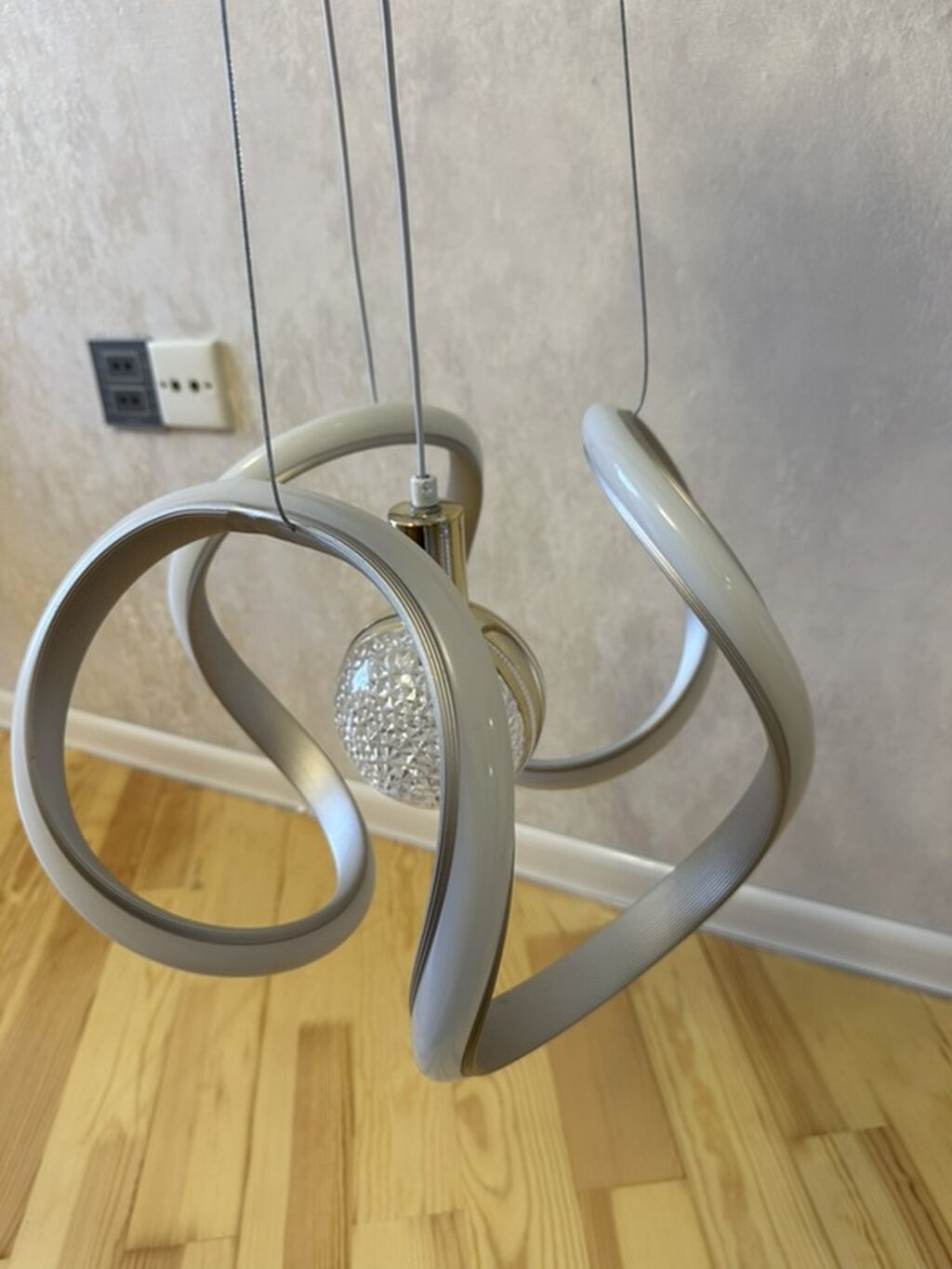 Led Çılçıraq, 3 lampa, Metal — İşıqlandırma, Masazır (2)