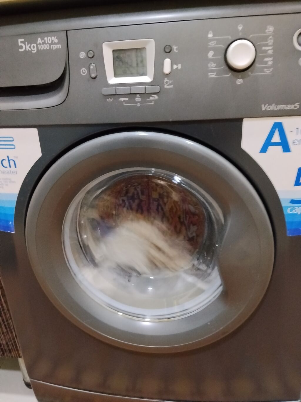 Paltaryuyan maşın Beko, 5 kq, İşlənmiş, Avtomat, Qurutma var, Kredit yoxdur, Ünvandan götürmə — Paltaryuyan maşınlar, Bakı (3)