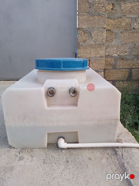 Bak, Plastik, 250 l l, İşlənmiş, Ünvandan götürmə