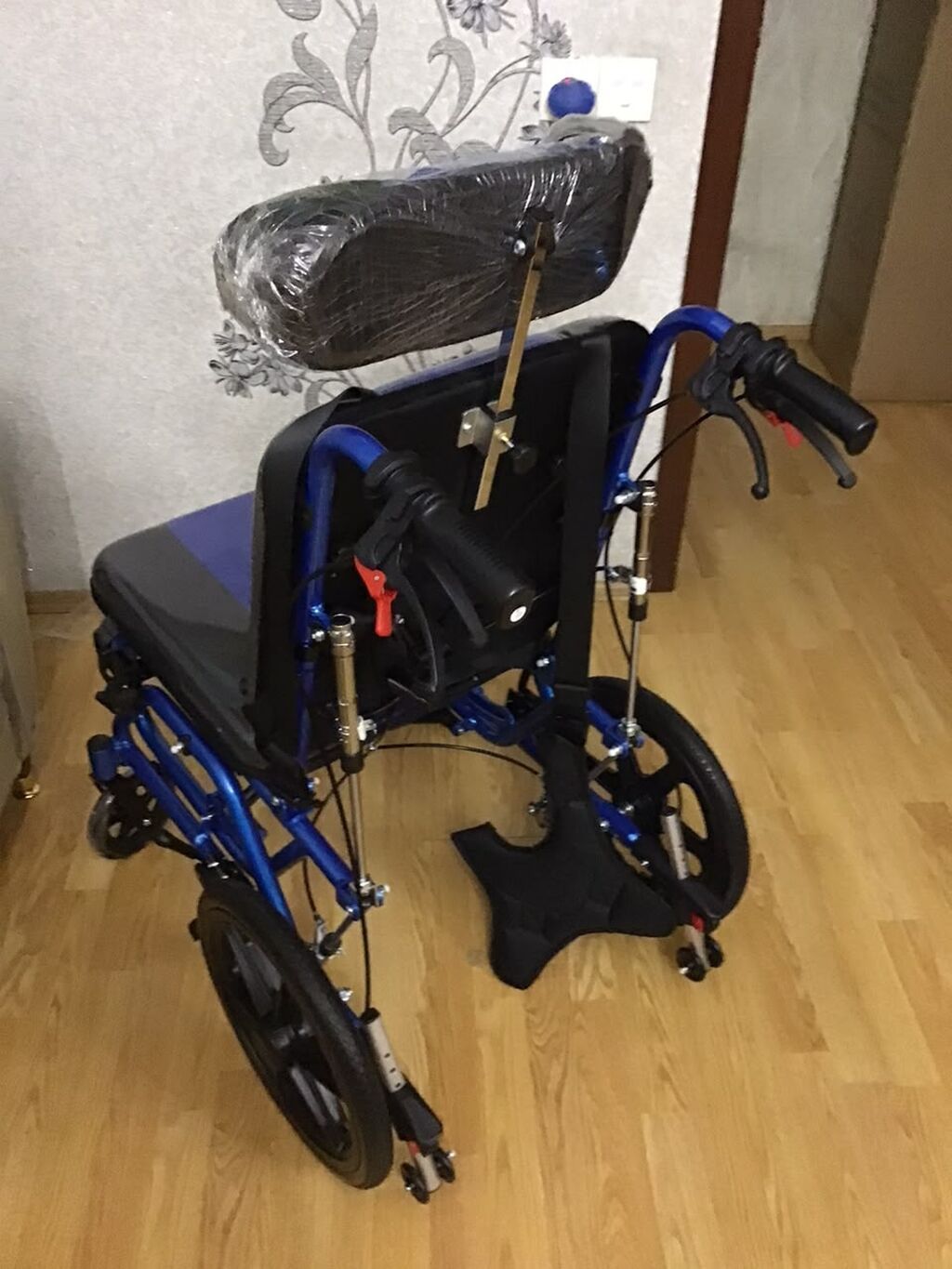 Yığılan əlil arabası – Manual Wheelchair - Yüngül alüminium gövdə — Mallar, Bakı (2)