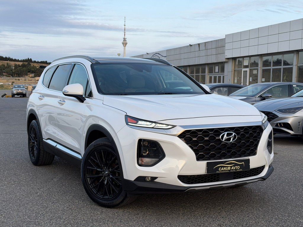 Hyundai Santa Fe, 2.0 L, 2018 il, 77 500 km — Avtomobillər, Bakı (4)