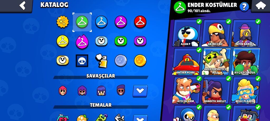 Brawl Stars hesabı – yüksək səviyyəli oyun profili - Kupa yolu: 44 — Digər, Mingəçevir (8)