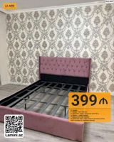 Məhsul: Çarpayı (Kod: 4447) - Ölçülər: 160 × 200 sm - Başlıq — Mebel