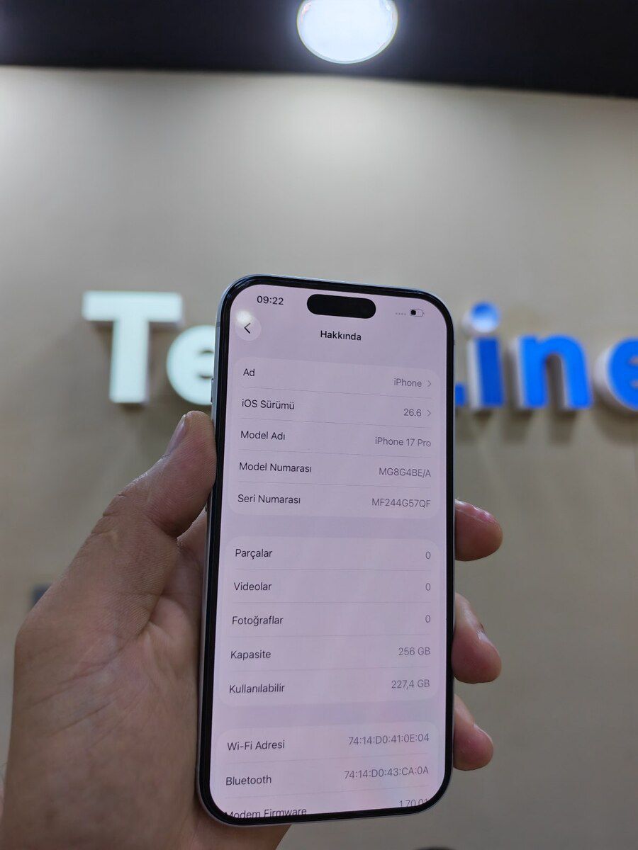 Apple iPhone 17 Pro Silver 256GB/12GB — Smartfonlar, Bakı (2)