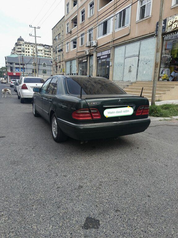 Mercedes E 240, 2.4 L, 1998 il, 300 000 km — Avtomobillər, Bakı (7)