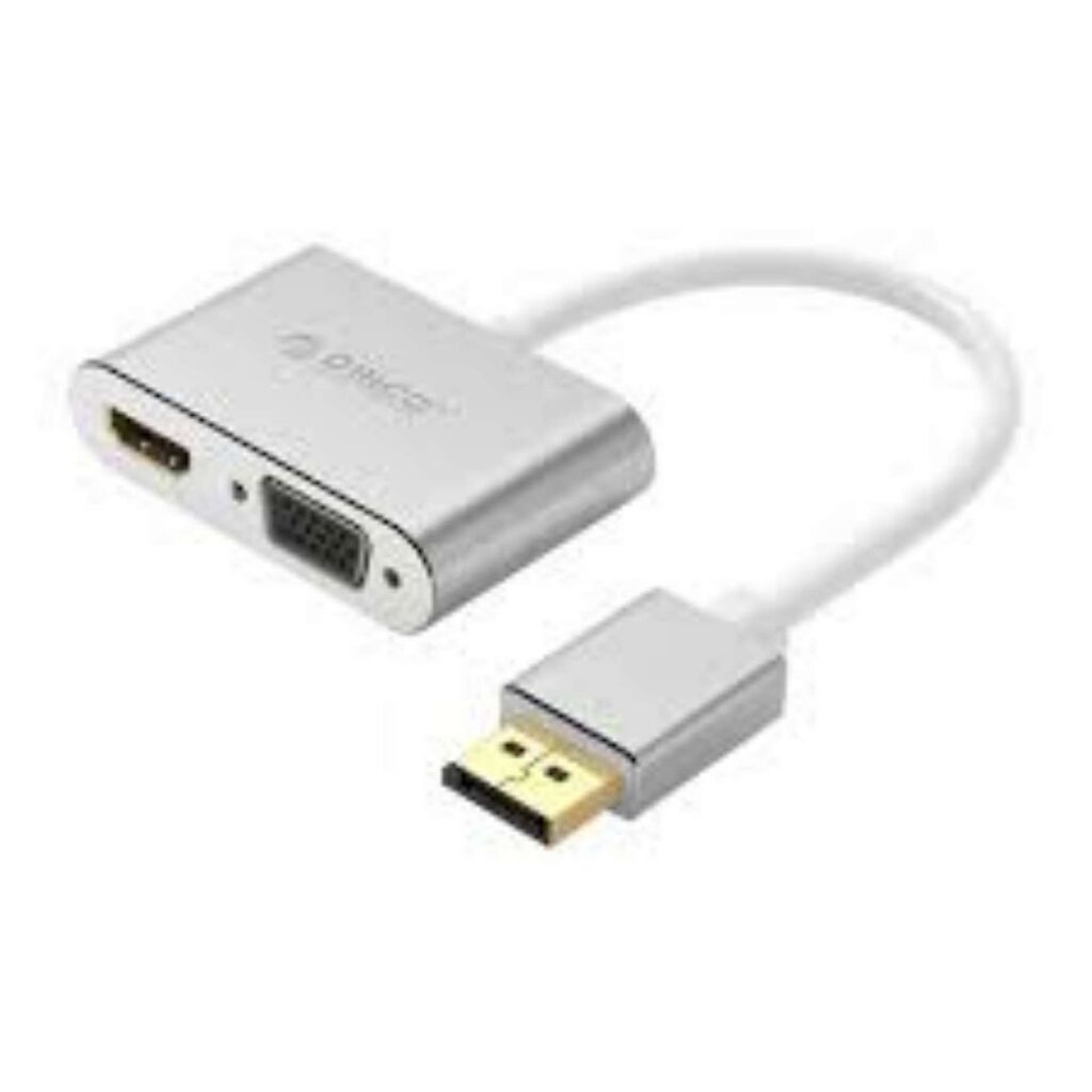 🔥 **ORICO XD-DFHV4-SV-BP – DisplayPort to HDMI + VGA Adapter** — Elektronika, Bakı