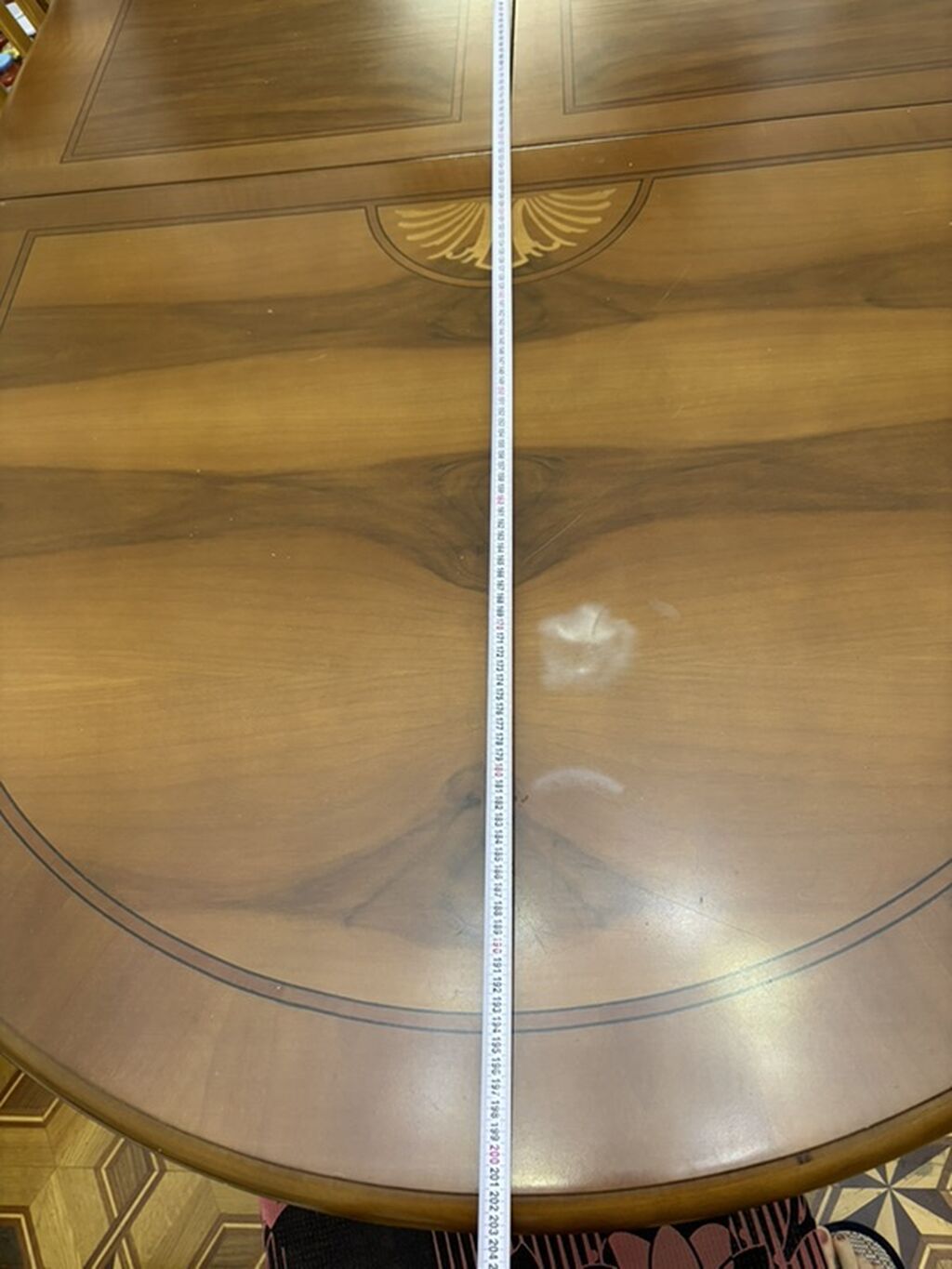 Oval formal yemək masası dəsti - Dəst: 1 yemək masası + 6 stul - — Mebel, Bakı (5)