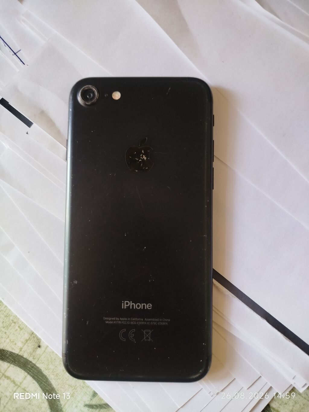 IPhone 7, 32 GB, Qara — Apple iPhone, Masallı (4)