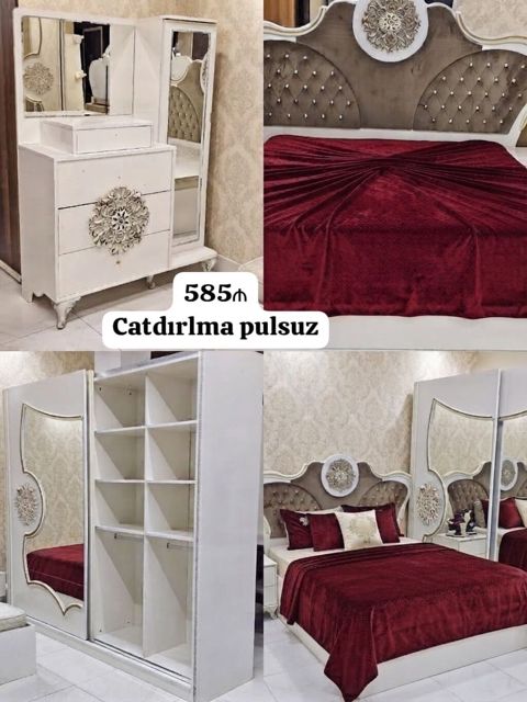 *585₼ Yataq mebel desti* *Catdırlma pulsuz* En 2.40 sm — Bakı