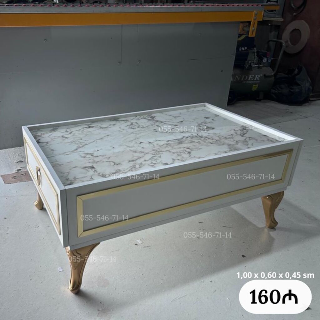 Düz masa, Açılan, Təkərsiz — Mebel, Bakı (3)